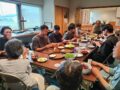 2025/7/27㊐ 愛農学園高等学校(三重県）教師、生徒さん7名来堂・食事会